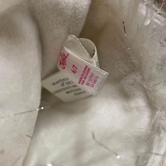 Justice White Unicorn Slippers Size 6/7 - Picture 5 of 6